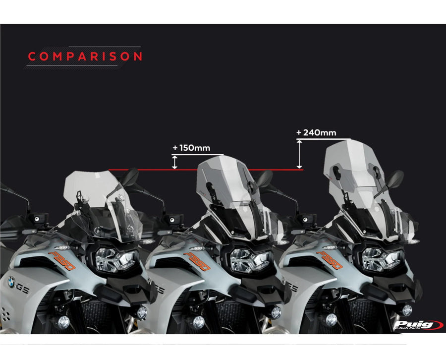 BMW F 750 GS [2024] – Verstellbare Scheibe – Stark getönt