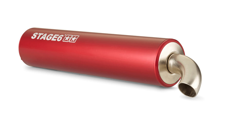 MBK Nitro Naked 50 2T LC [–2012] - Auspuff Pro Replica MK2 Rot