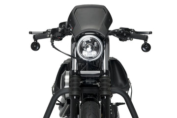 HARLEY DAVIDSON SPORTSTER 883 IRON XL883N [2012] - ALU frontplaat | Zwart | PUIG 1352N