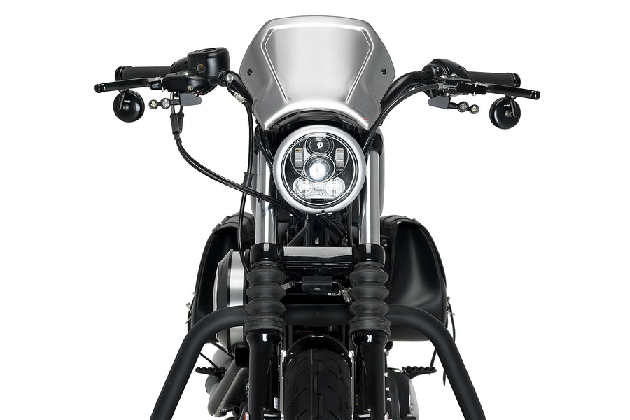 HARLEY DAVIDSON SPORTSTER 883 IRON XL883N [2012] - ALU frontplaat | Zilver | PUIG 1352P