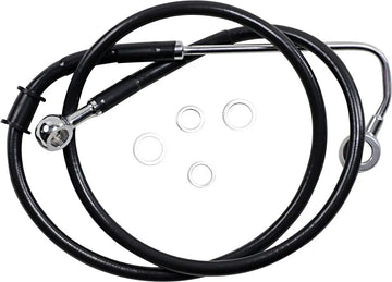 harley davidson flstc [DRAG SPECIALTIES] - Verlengde roestvrijstalen remleiding - 0