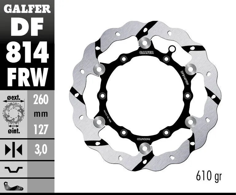 Beta RR 430 Racing [2015] - Bremsscheibe schwimmend Wave, genutet – Bild 2