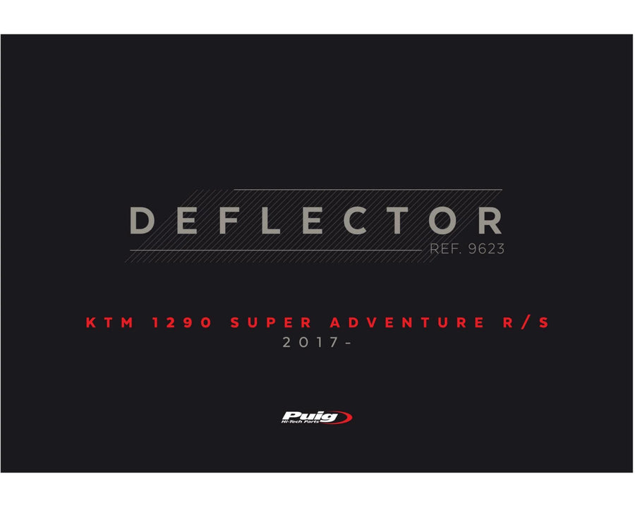 KTM 1290 SUPER ADVENTURE T [2023] – Oberer Deflector – Transparent