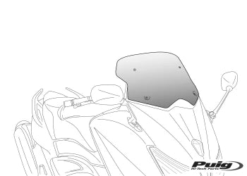 KAWASAKI J 125 [2021] – Windshield V-Tech Line Touring – Tinted