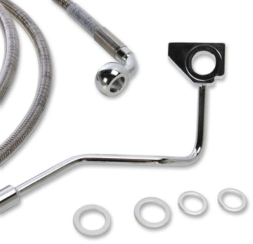 harley davidson fltr [DRAG SPECIALTIES] - RVS verlengde remleidingset - 0