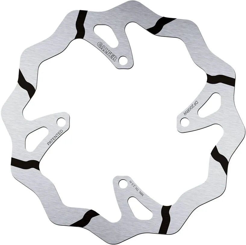 Kawasaki Klx 450 R [2012-2013, 2017-2018, 2019-2024] - BRAKE DISC FIXED WAVE GROOVED OVERSIZE – Picture 1