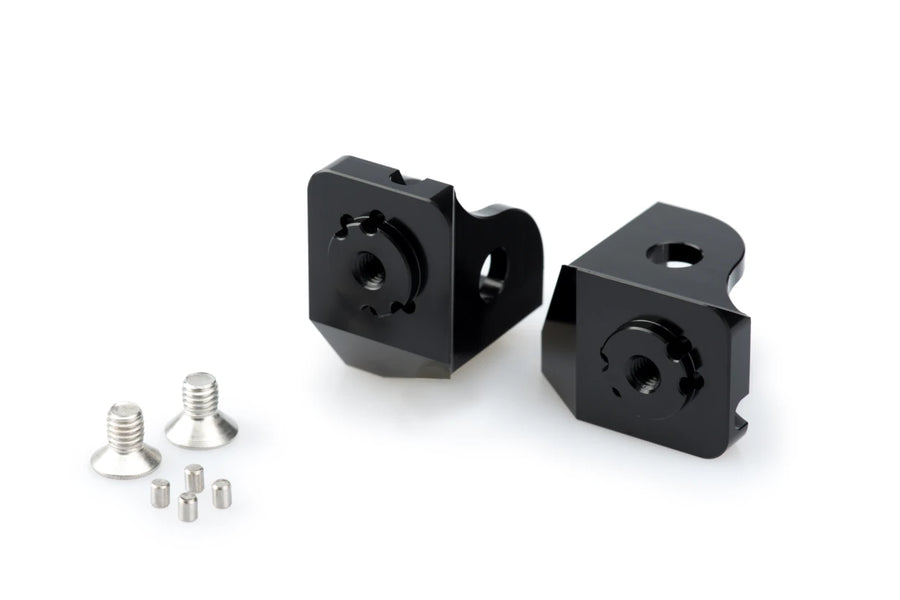 BMW F 800 GS [2025] – Adapter Fußrasten- Gummipad "adjustierbar Rider" – Schwarz