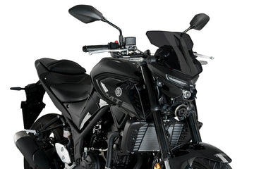 YAMAHA MT-03 [2025] - New Generation Sport Windschild | Stark getönt | PUIG 20285F