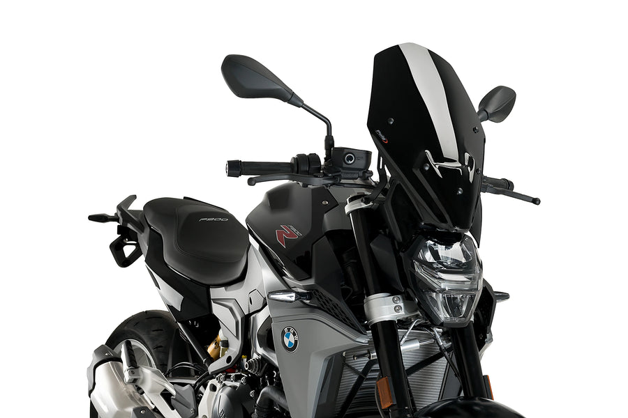 BMW F 900 R [2024] - New Generation Touring Windshield | Black | PUIG 20361N