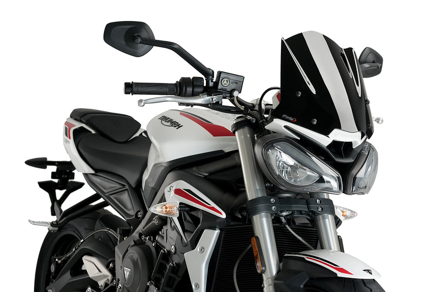 BMW F 900 R [2025] - New Generation Sport Windshield | Black | PUIG 20432N