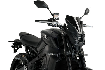 YAMAHA MT-09 SP [2023] - New Generation Sport Windschild | Schwarz | PUIG 20644N