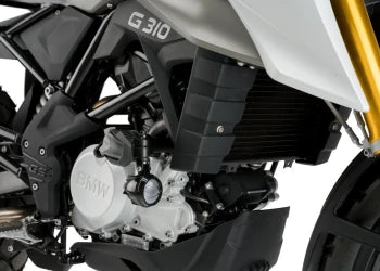 BMW G 310 R [2025] – Adapter Fußrasten- Gummipad "Rider" – Schwarz