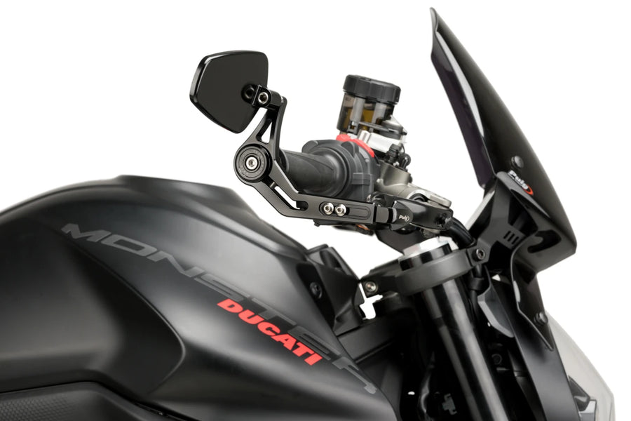 KTM RC 390 [2025] – Brake lever protection with rearview mirror Pro – Silver