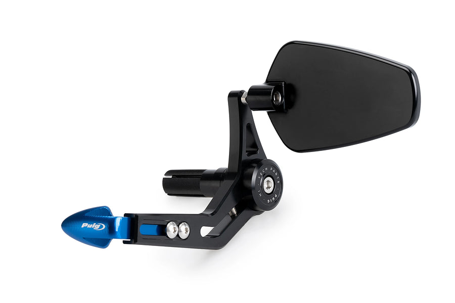 KTM 890 DUKE R [2025] - Clutch lever protection with rearview mirror Pro | Blue | PUIG 21441A