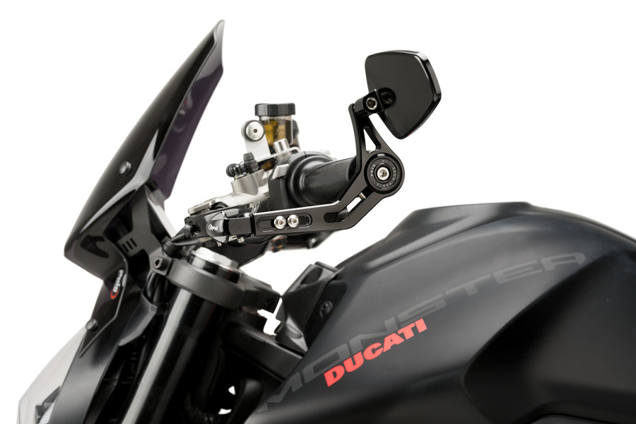 KTM 890 DUKE R [2025] – Clutch and brake lever protection with rearview mirror Pro