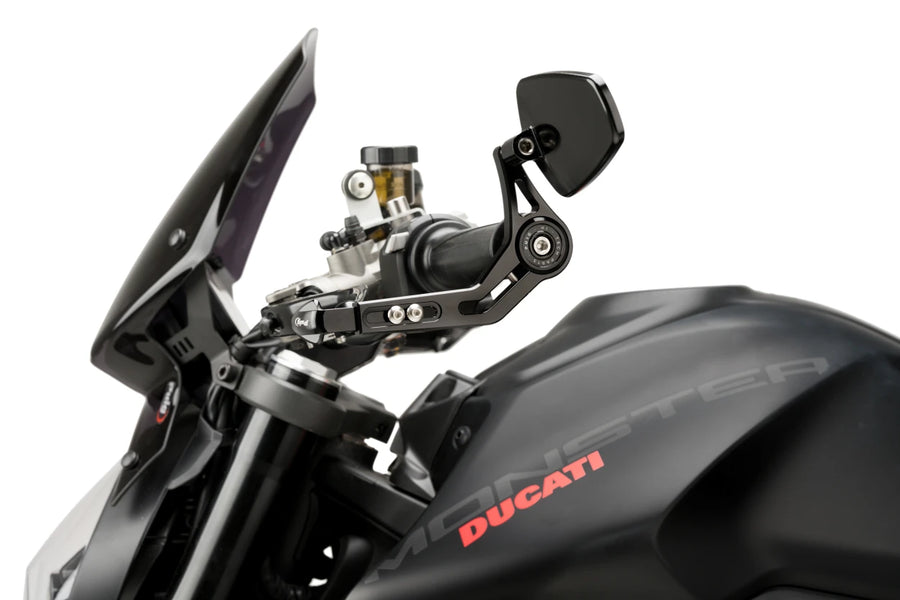 DUCATI PANIGALE V4R [2022] - Clutch and brake lever protection with rear view mirror