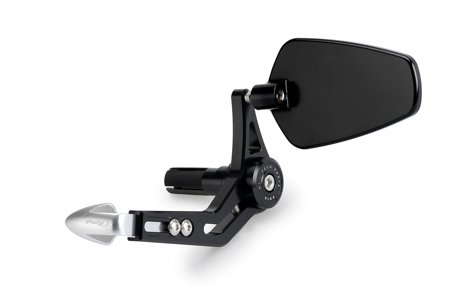 KTM 890 DUKE R [2025] - Clutch lever protection with rearview mirror Pro | Silver | PUIG 21441P