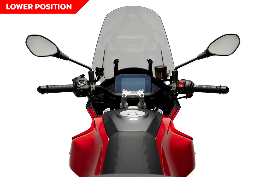 MOTO GUZZI V 100 MANDELLO S [2025] – Touring Screen – Transparent