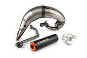 Beta RR-T SM 50 2T - Uitlaat Streetrace High Mount CNC oranje zwart