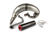 Beta RR Enduro 50 2T - Uitlaat Streetrace High Mount CNC rood zwart