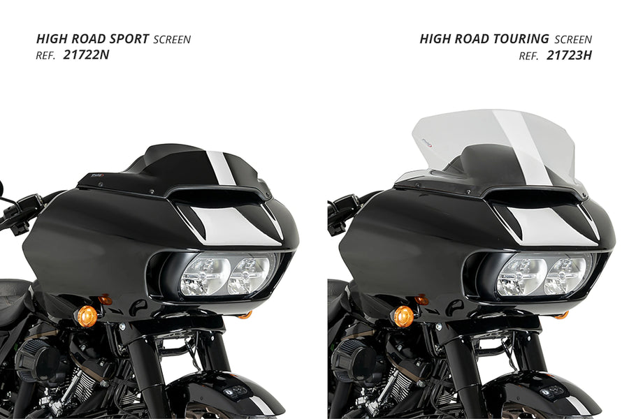 HARLEY DAVIDSON SOFTAIL LOW RIDER EL DIABLO FXRST [2022] - High-Road Tourenscheibe | Klar | PUIG 21723W