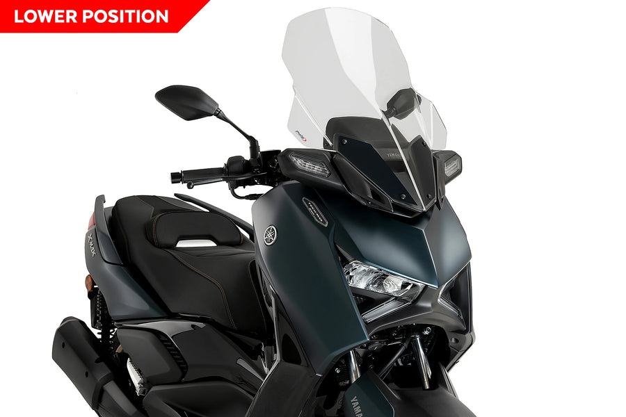 YAMAHA X-MAX 300 TECH MAX + [2024] - V-Tech Line Touring-windscherm | Wissen | PUIG 21745W