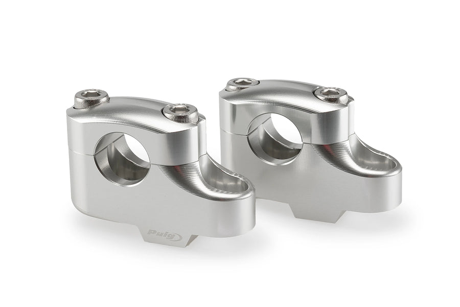 HONDA NC 750 X DCT [2024] - Terugtrekbare stuurverhogers | Zilver | PUIG 21750P