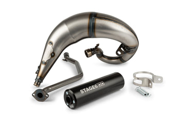 Beta RR Enduro 50 2T - Uitlaat Streetrace High Mount CNC zwart