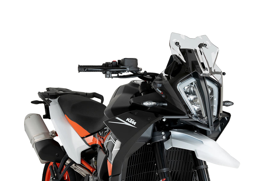 KTM 890 SMT [2025] - sports screen | Clear | PUIG 21868W