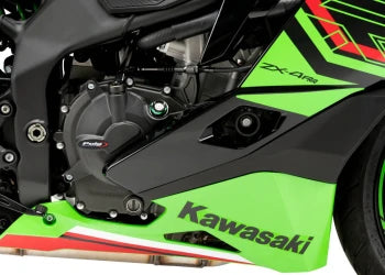 KAWASAKI ZX-4RR NINJA [2025] – Adapter Fußrasten- Gummipad "Rider" – Schwarz