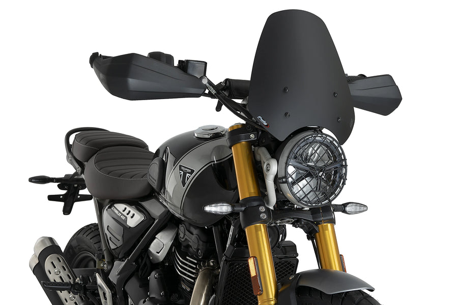 TRIUMPH SPEED 400 [2025] - PUIG nieuwe generatie sportwindscherm | Mat zwart | PUIG 21933J