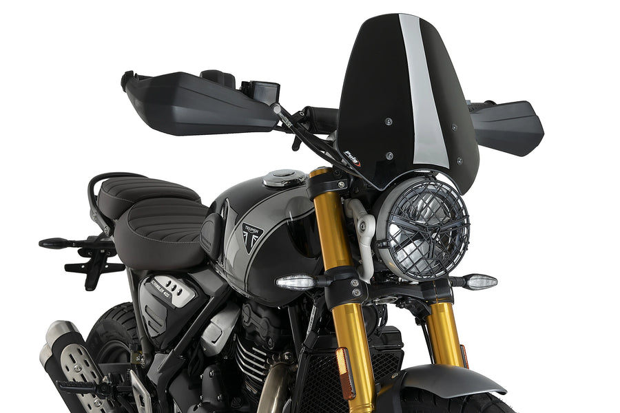 TRIUMPH SPEED 400 [2025] - PUIG nieuwe generatie sportwindscherm | Zwart | PUIG 21933N