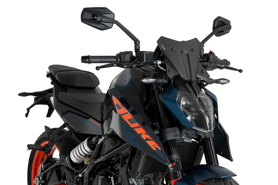 KTM 390 DUKE [2025] - New Generation Sport Scheibe | Mattschwarz | PUIG 21997J