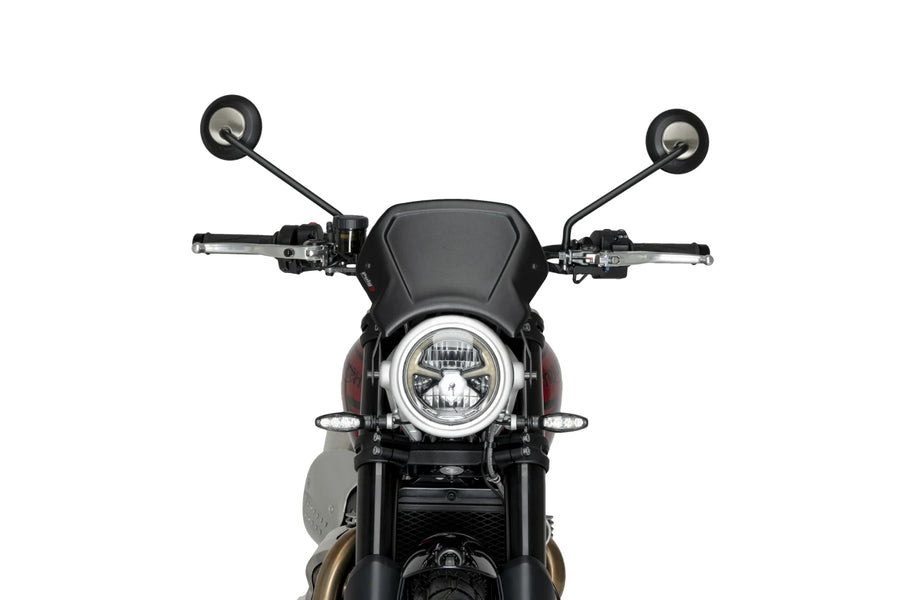 TRIUMPH SCRAMBLER 1200X [2025] – ALU frontplaat – zilver