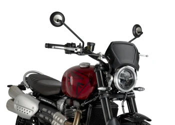 TRIUMPH SCRAMBLER 1200X [2025] – Frontplatte ABS – Mattschwarz - 0