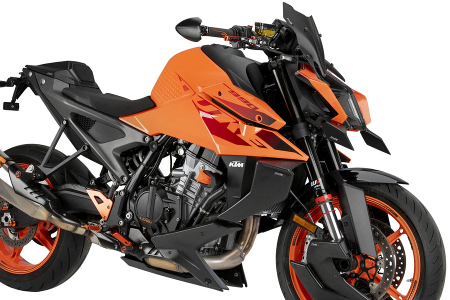KTM 990 DUKE R [2025] – voorspoiler – carbonlook