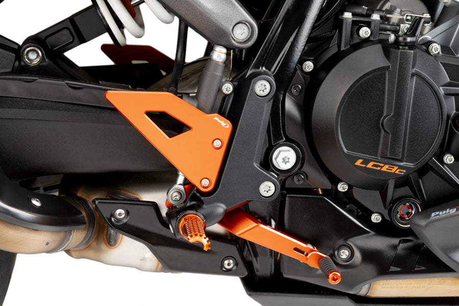 KTM 990 DUKE R [2025] – Fersenplatten – Schwarz