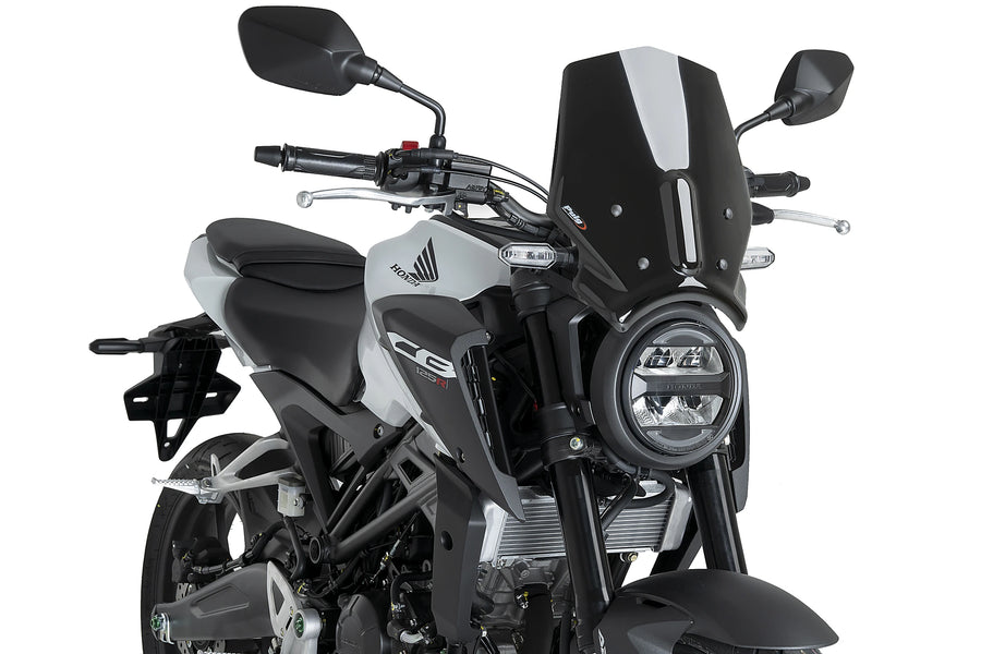 HONDA CB 300 R NEO SPORTS CAFE [2025] - New Generation Sport Windschild | Schwarz | PUIG 22296N