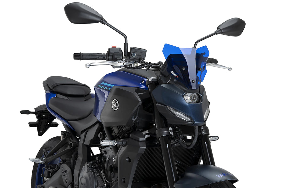 YAMAHA MT-07 Y-AMT [2025] - New Generation Sport Windshield | Blue | PUIG 22412A