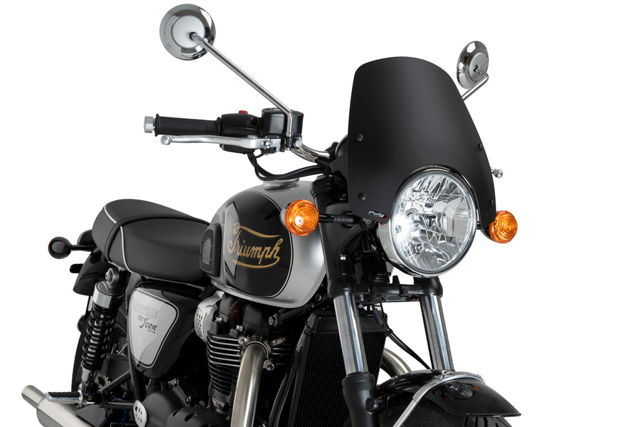 TRIUMPH BONNEVILLE T 120 ZWART [2025] – Remhendeladapter – Zwart