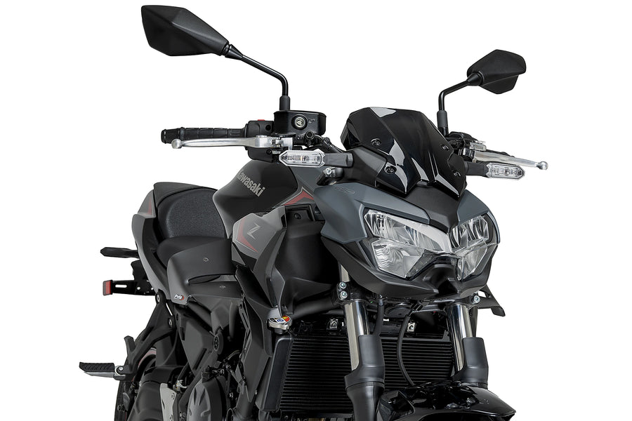KAWASAKI Z 650 [2025] - D12-spoiler | Mat zwart | PUIG 22472J