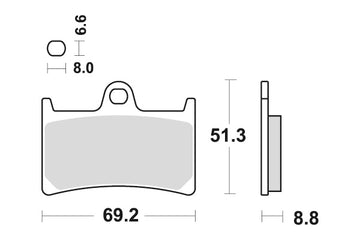 YAMAHA XSR 900 [2016-2022] - Dual Sinter brake pads