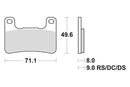 SUZUKI GSX R 750 [2004-2010] - Dual Sinter brake pads