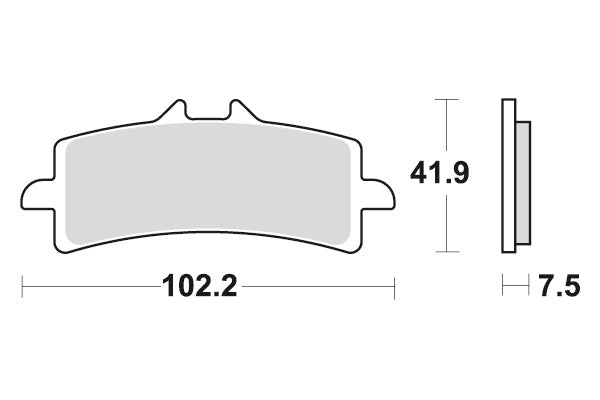 APRILIA RSV 1100 RSV 4 FACTORY [2019-2023] - Dual Sinter brake pads