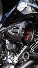 harley davidson touring [PERFORMANCE MACHINE (PM)] - C4 Series carbon fiber air filter kit-3