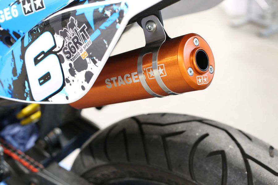 Derbi Senda DRD Racing SM 50 2T D50B0 [2012–] - Auspuff 70cc CNC orange