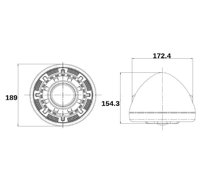 Suzuki SV 650 – Angel Eye koplamp zwart