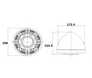 Yamaha XJR 1200 – Angel Eye koplamp zwart