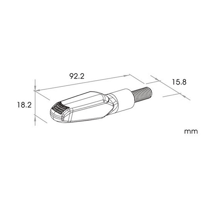 Kawasaki Z 900 – Jet running light LED indicator pair