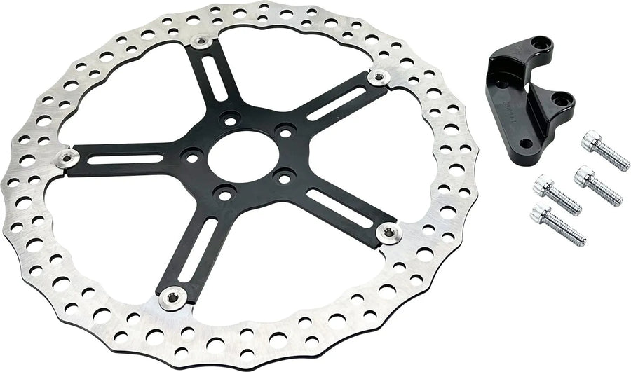 harley davidson fxlrs [ARLEN NESS] – 15" Big Brake Jagged Floating Rotor-set
